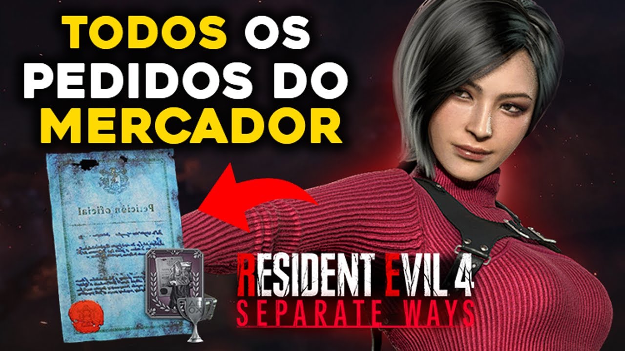Todos os PEDIDOS do MERCADOR - RE4 REMAKE SEPARATE WAYS