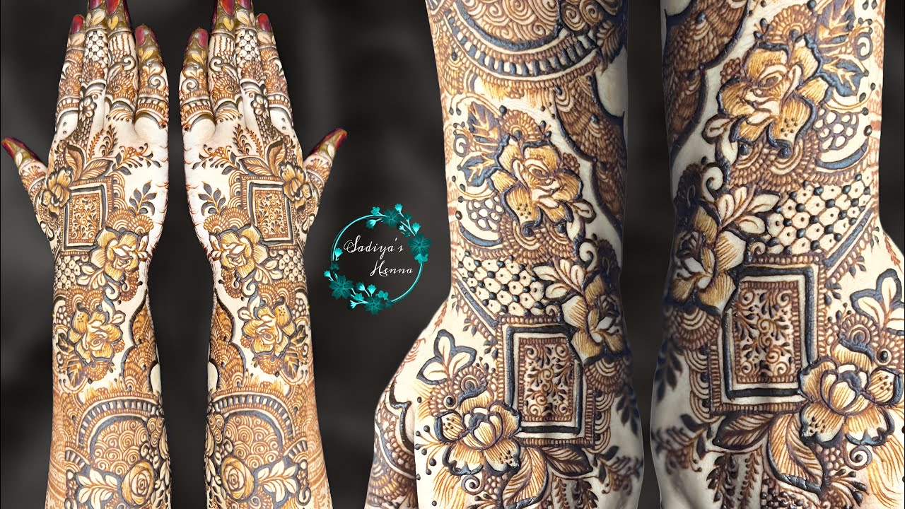 How to Connect Front Hand with Back Hand Mehndi Design | Full Bridal Mehndi Design | Sadiya's Henna