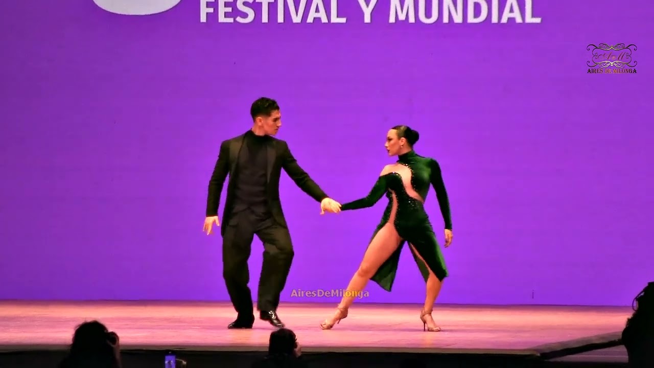 Mundial de tango 2024 Final Escenario Facundo Vilches, Irina Cristoff Veleff  #tangoba #tangobaile