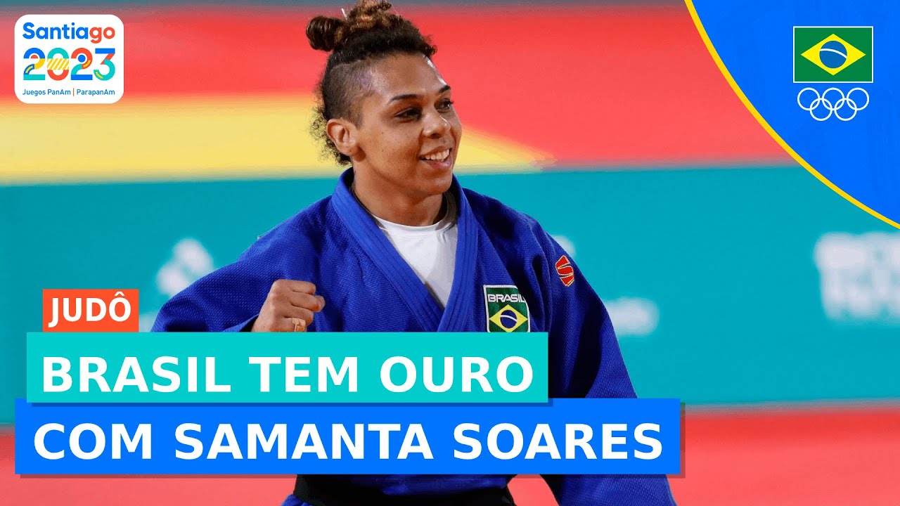 Samanta Soares GANHA O OURO l JOGOS PAN-AMERICANOS l JUDÔ FEMININO -78KG l