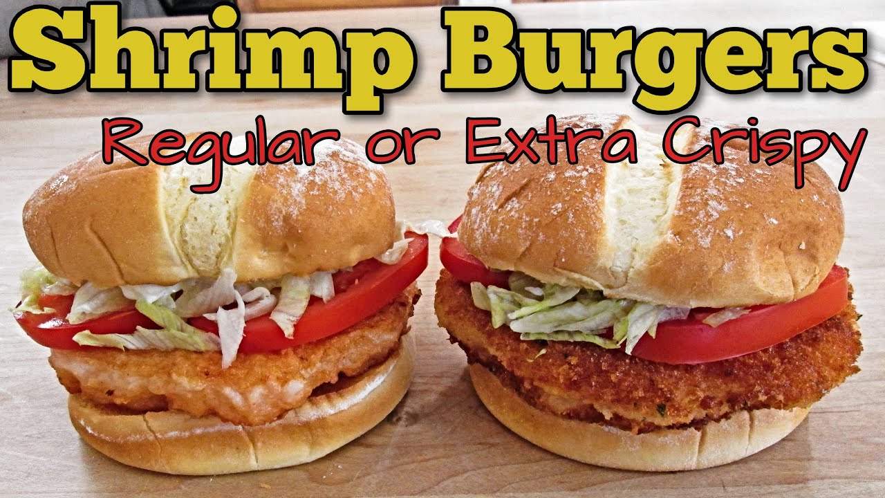 Shrimp Burger Style Shrimp Po' boy Sandwich - PoorMansGourmet