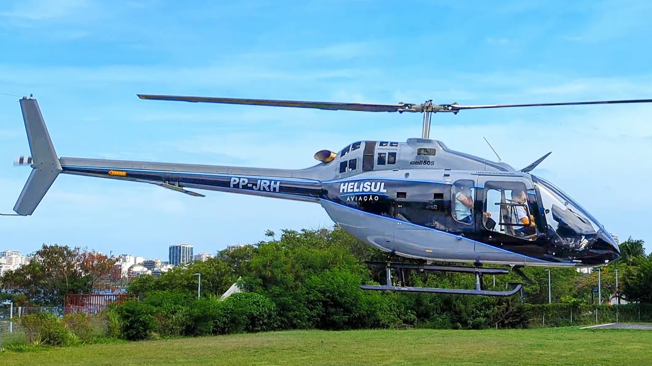 Bell 505 JetRanger X - Landing & SHUTDOWN
