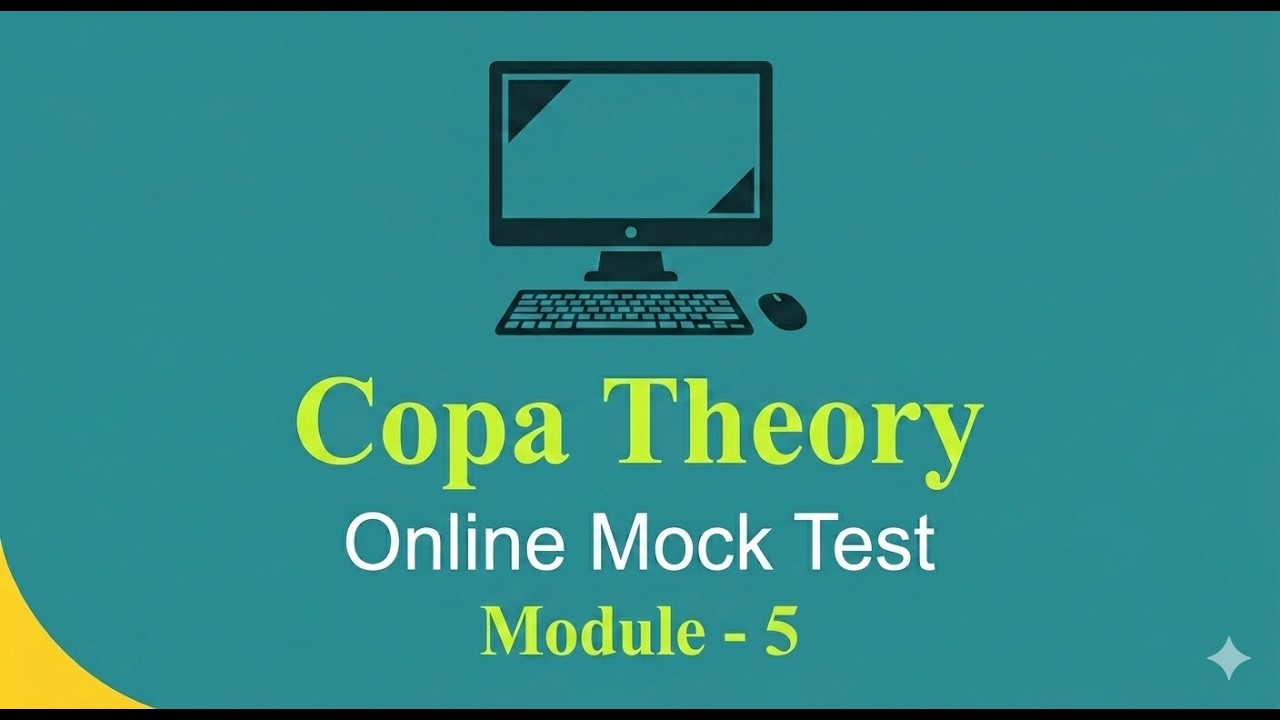 ITI COPA Module 5 &ndash; Word Processor Software Mock Test | Important MCQ Questions & Answers