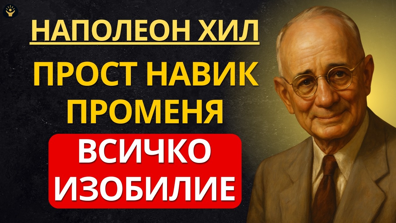 Един прост навик, който променя мисленето ти и привлича изобилие | Наполеон Хил