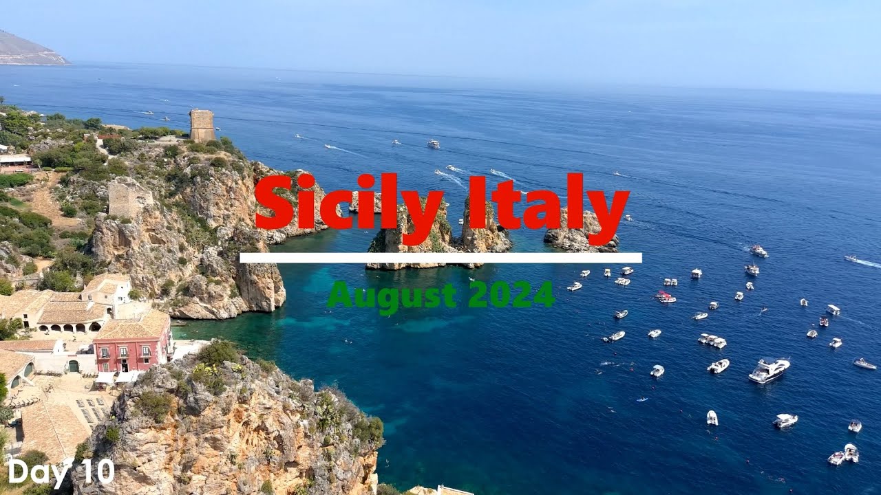 Sycylia Włochy 2024 Dzień 10 Castellammare del Golfo Tonnara di Scopello San Vito Lo Capo Firriato