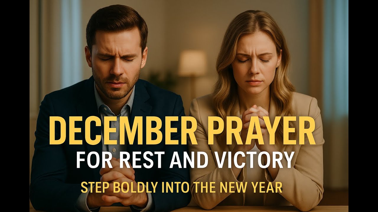 December Prayer for Rest and Victory | Step Boldly into the New Year