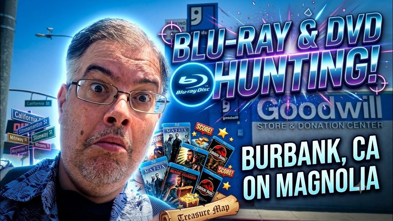 Охота за Blu-ray/DVD в Бербанке, Калифорния, 2026 !!