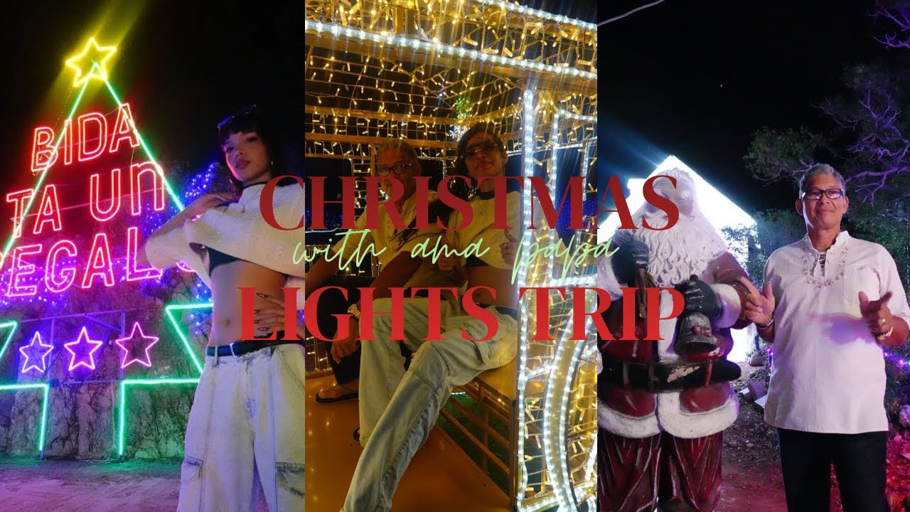 🤭Christmas lights with ama and ama papa🎄