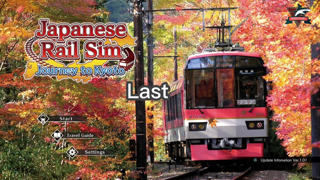 Japanese Rail Sim Journey to Kyoto | ps5 full rail mode and free roaming last