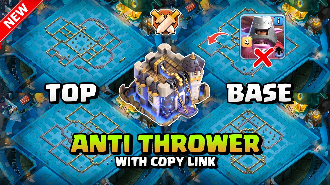 UNSEEN ! Anti Throwers Meta! ANTI THROWERS TH18 New War base Link | Clash of Clans Bases