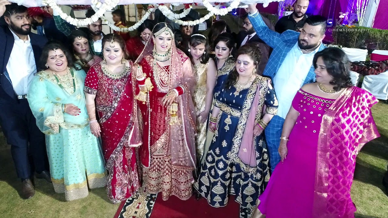 Indian Wedding highlight shoot by drone
