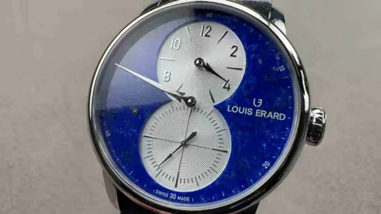 Louis Erard Le Régulateur Lapis Lazuli 85237AA35.BVA35 Louis Erard Watch Review