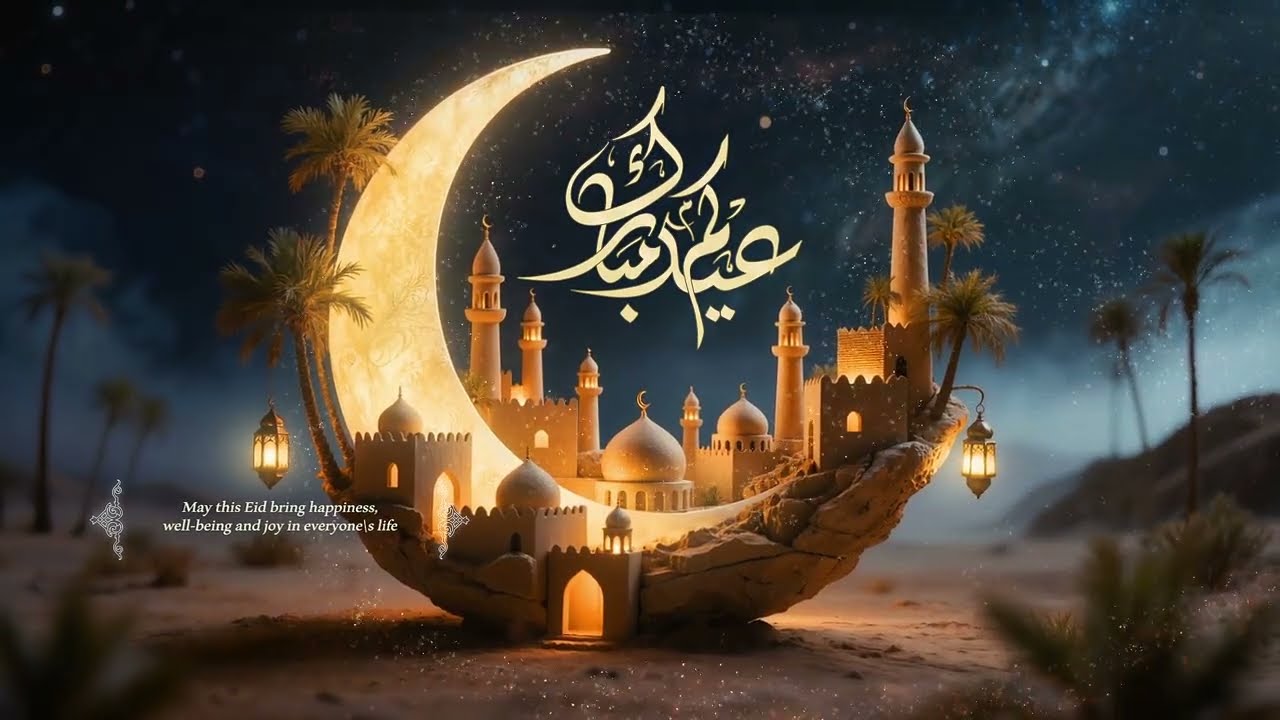 Eid Ul Fitr 2026 Greeting | Islamic Ramadan After Effects Template #eid #eidmubarak #intro #template