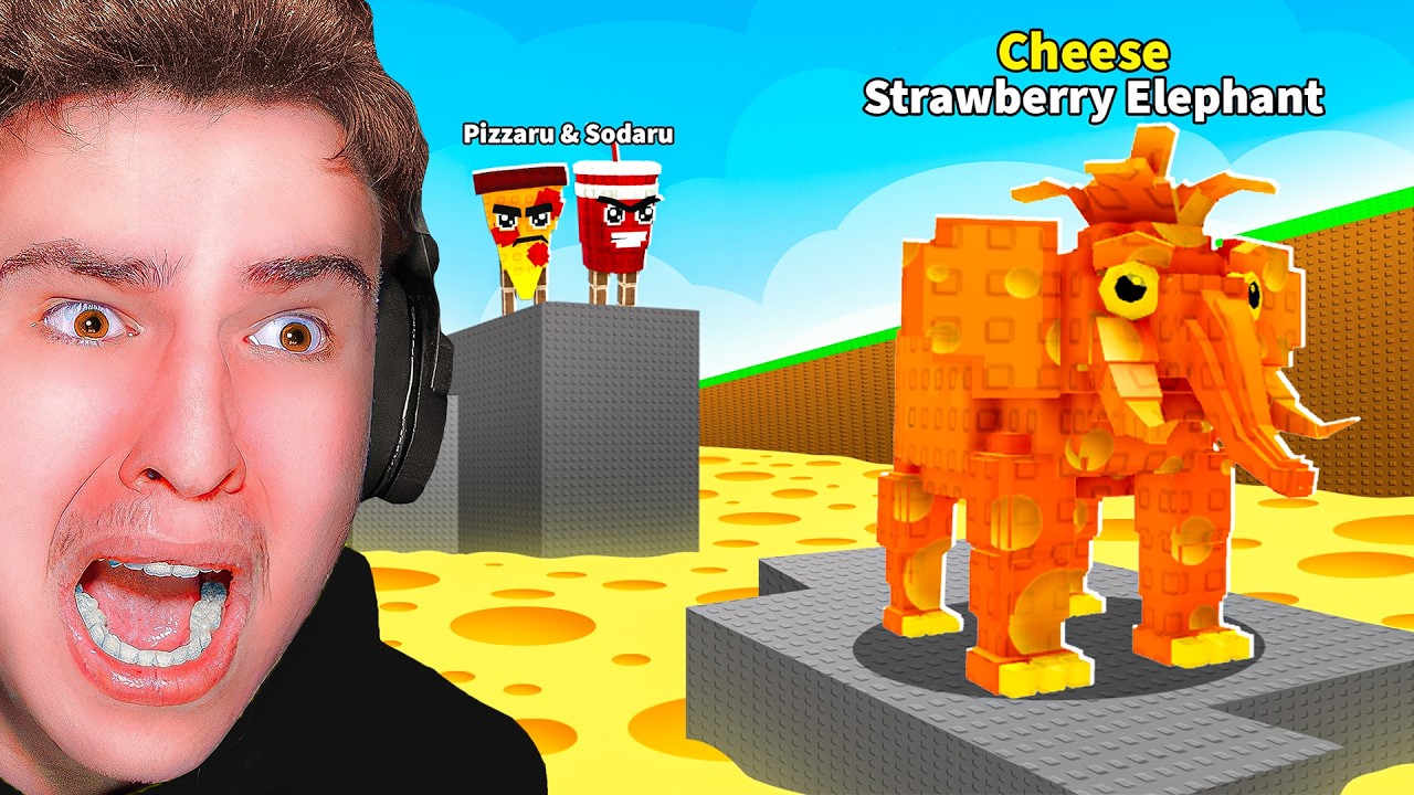 Noul Update Cu *CHEESE* În Survive Lava For Brainrots...