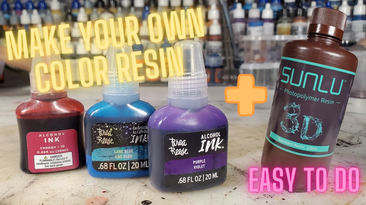 How to make Colorful Translucent Resin for CHEAP!