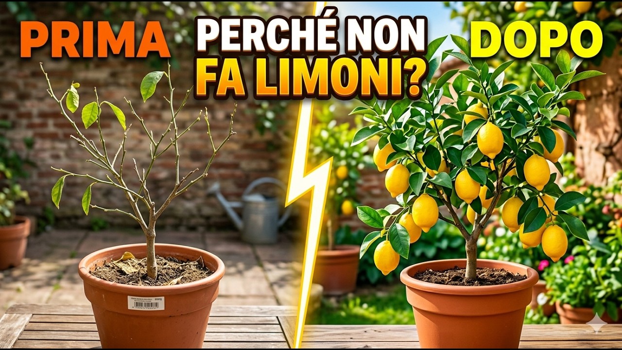 🍋 PERCHÉ LA MIA PIANTA NON FA LIMONI? COME FARLA FRUTTIFICARE? VEDIAMO PERCHÉ NON FA LIMONI.