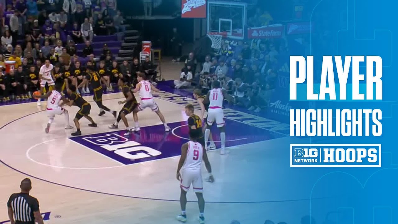 Hannes Steinbach Highlights vs. Iowa | Washington Basketball | 02/04/2026