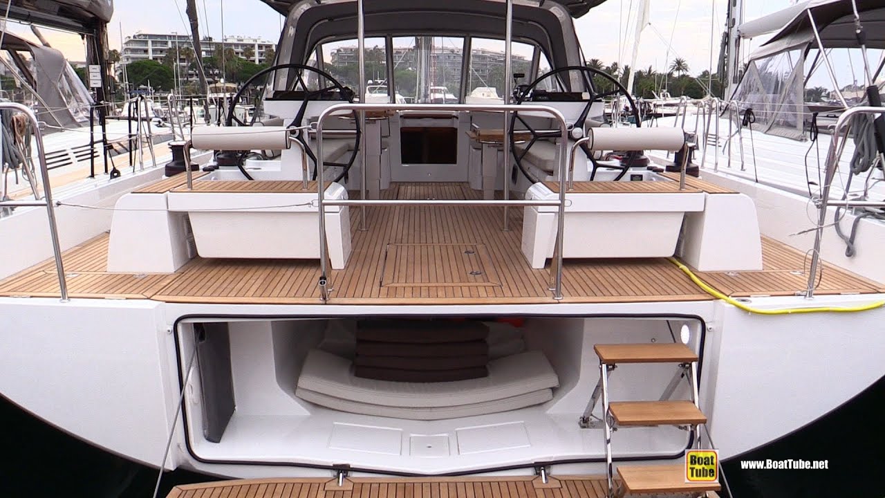 2022 Beneteau Oceanis Yacht 54 Sailing Yacht - Walkaround Tour - 2021 Cannes Yachting Festival