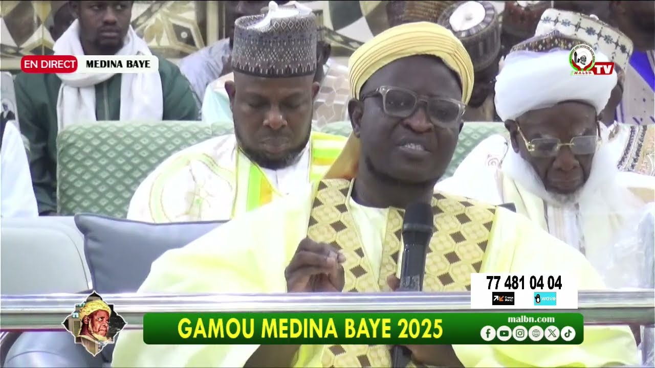 Conférence Oustaz Alioune Ndao - Gamou Medina Baye 2025. @MALBN TV