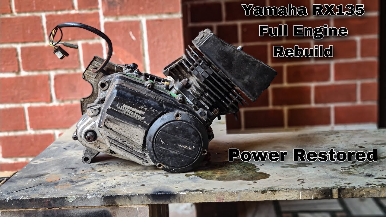 Yamaha RX135 Full Engine Rebuild In Depth || Power Restored 🔥