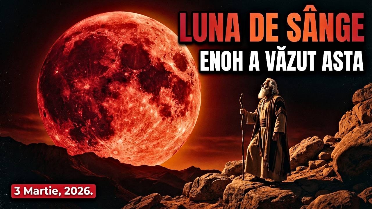 LUNA DE SÂNGE DIN PROFEȚIA LUI ENOH: CE A VĂZUT ACUM 5000 DE ANI SE ÎMPLINEȘTE PE 3 MARTIE 2026