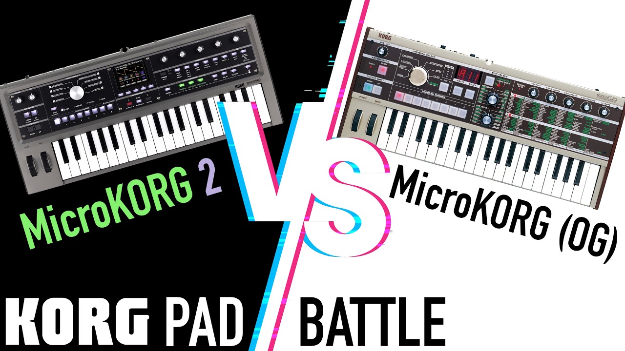 MicroKORG (OG) vs MicroKORG 2 | PAD BATTLE (No Talking)