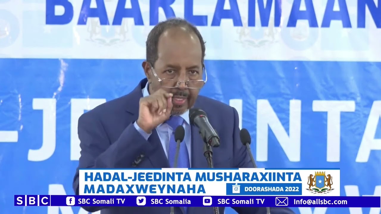 KHUBADA MUSHARAX MADAXWEYNE SOOMALIYA XASAN SHEEKH MAXAMUUD
