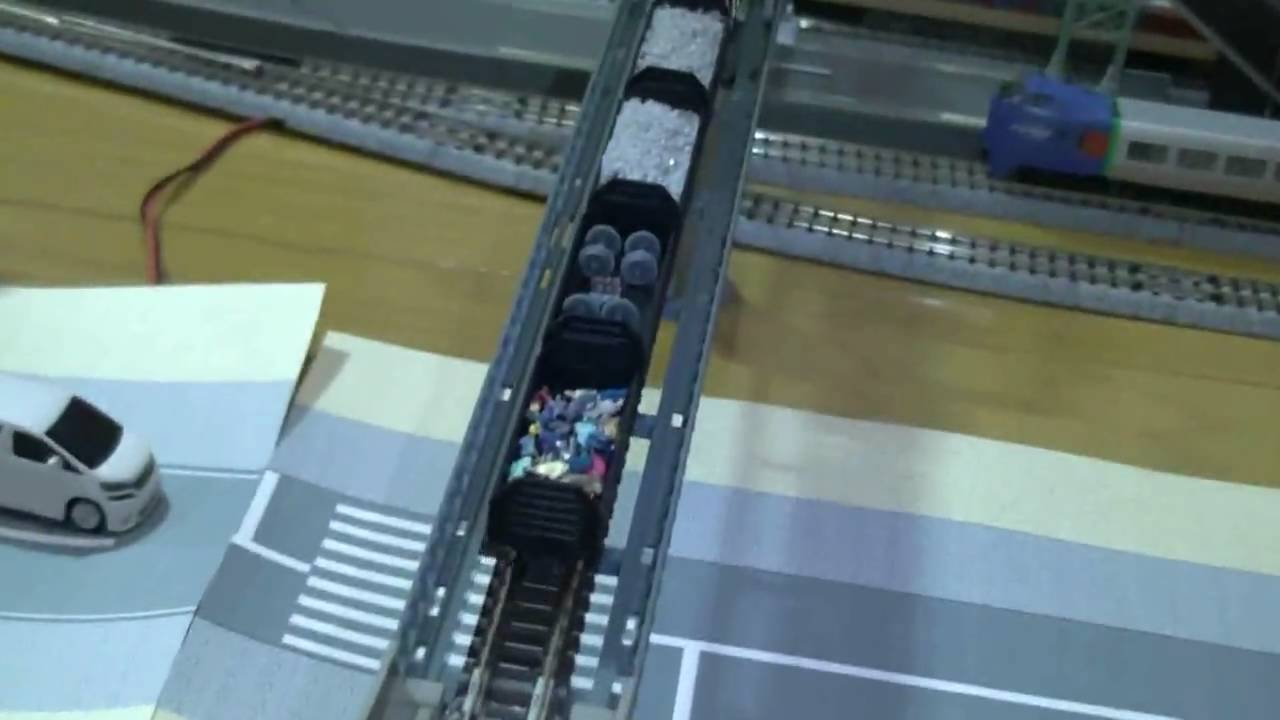 (Nゲージ物語) DE10牽引　バラスト撒布工臨時