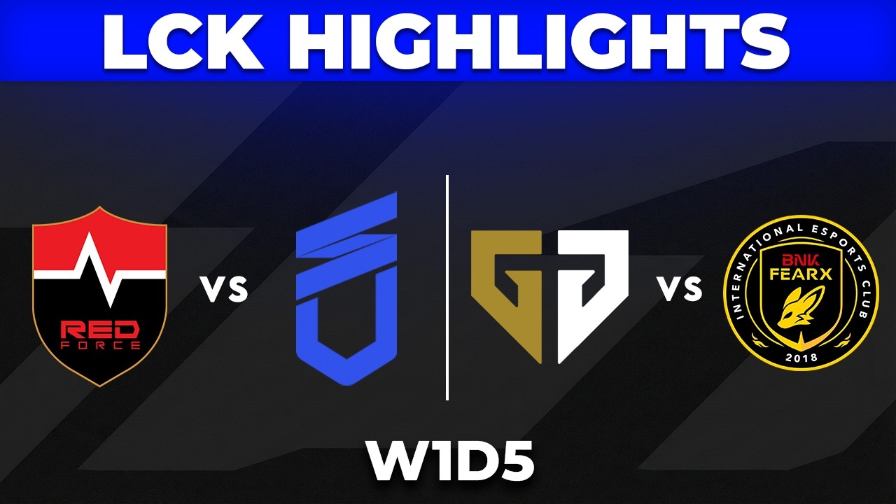 LCK Higlights ALL GAMES W1D5 | LCK 2026 Rounds 1-2 by Onivia