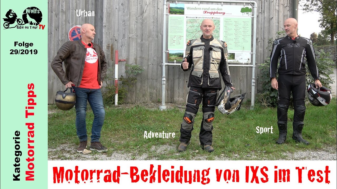 Motorrad Bekleidung | 3 Outfits von IXS im Test: Urban • Sport • Adventure