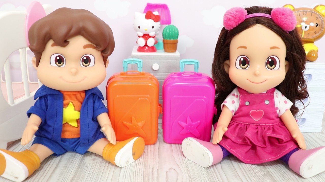 MARIA CLARA E JP ARRUMANDO AS MALINHAS PARA VIAJAR