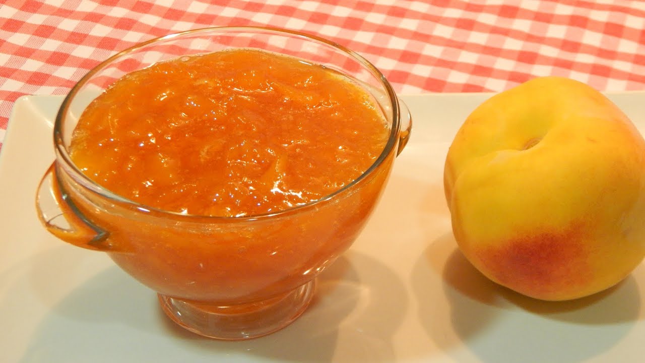 Receta fácil de mermelada de melocotón