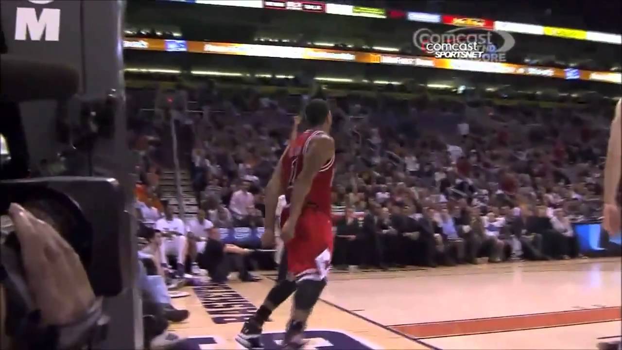 Derrick Rose Dunks - What are you doing Dragic?