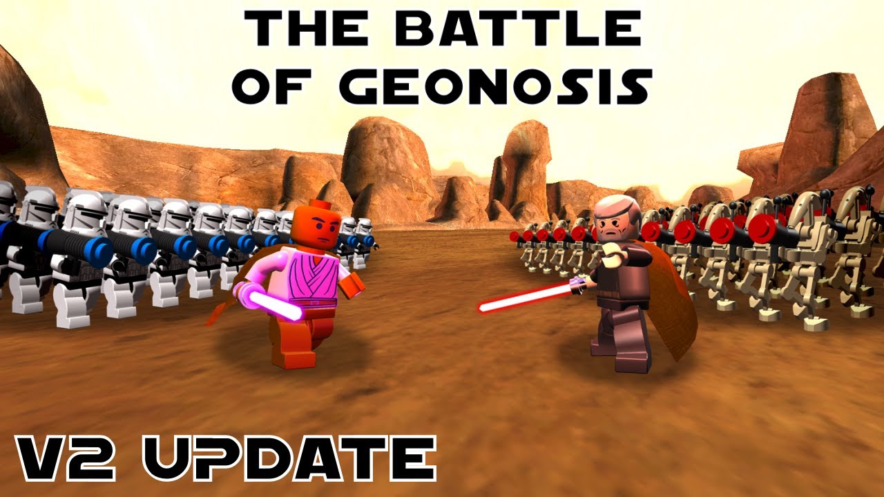 The Battle of Geonosis Custom Level V2 Update - LEGO Star Wars: The Complete Saga Mods