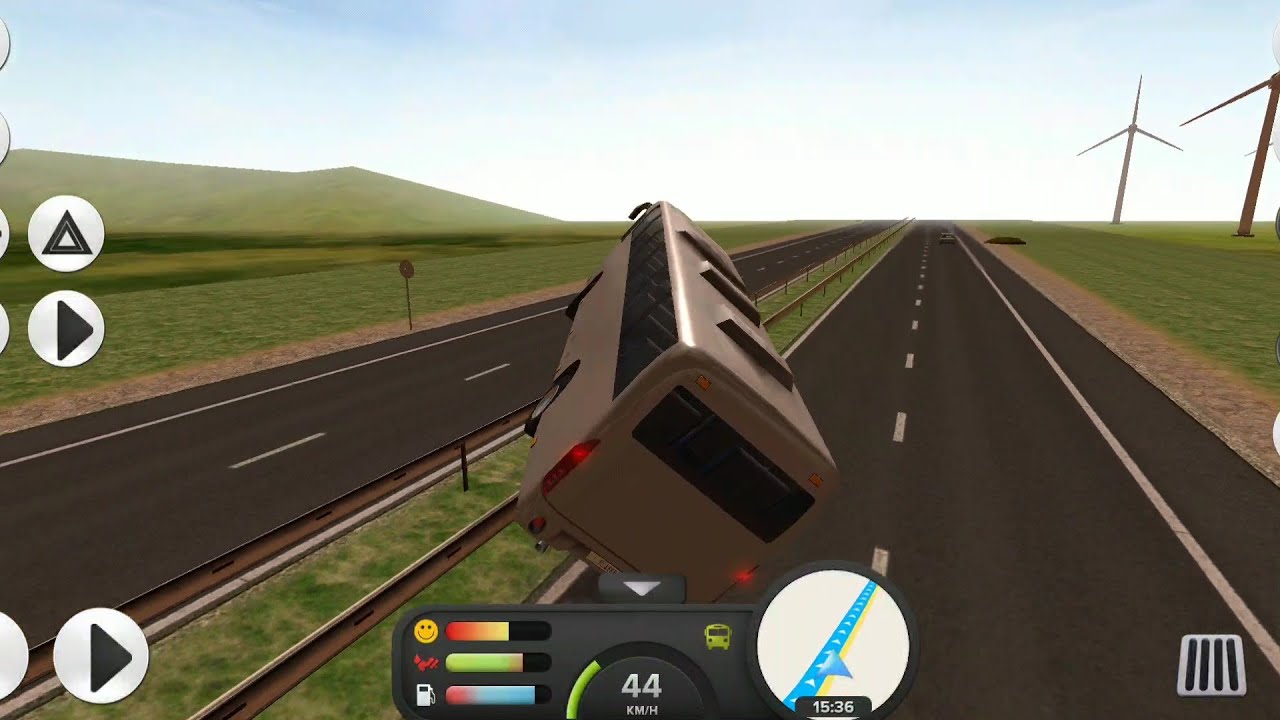 Accident happened in Coach Bus Simulator | Mobile game | Skeleton Play