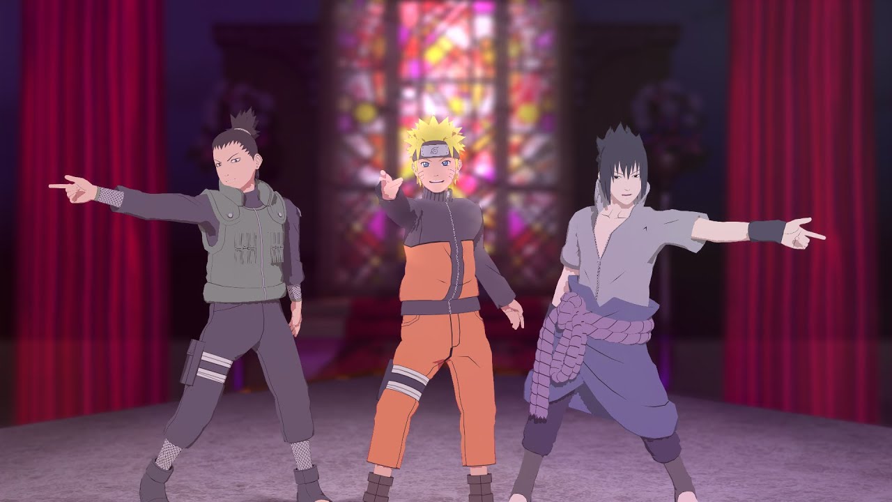 威風堂々【NARUTO MMD】Naruto Sasuke Shikamaru