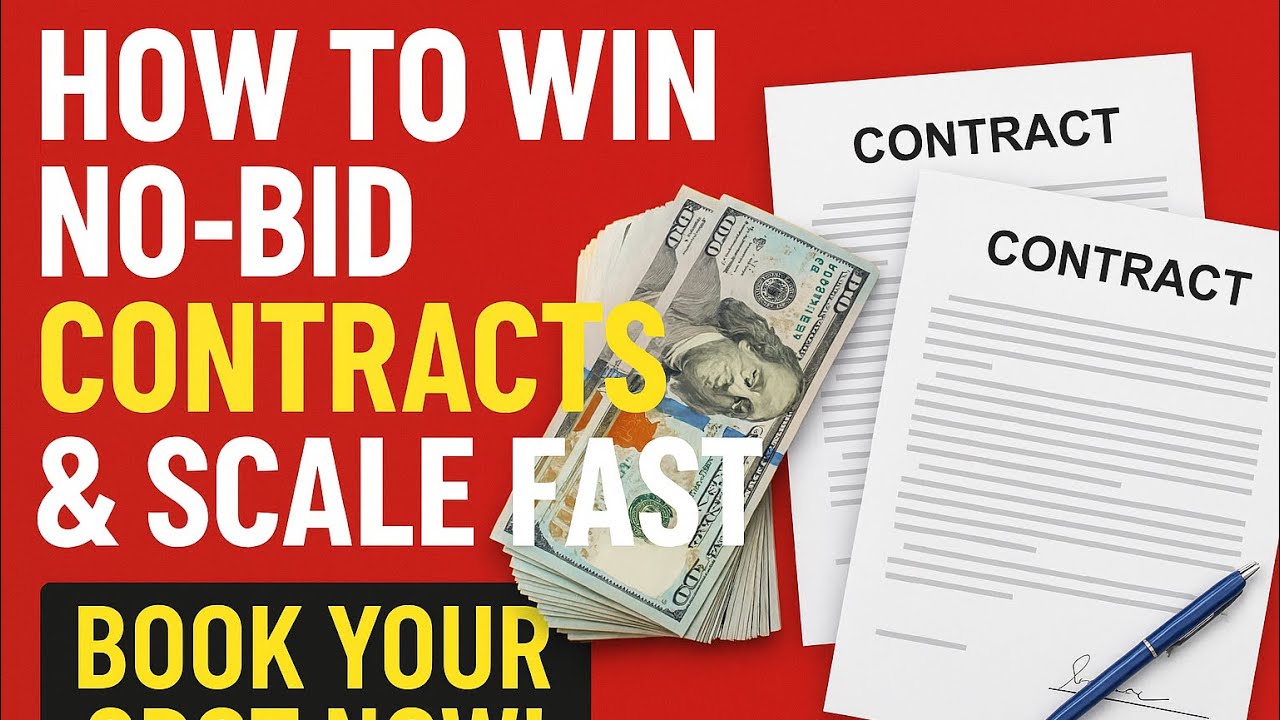 💯💯💯How to win No-Bid Contracts & Scale Fast 💎💎💎