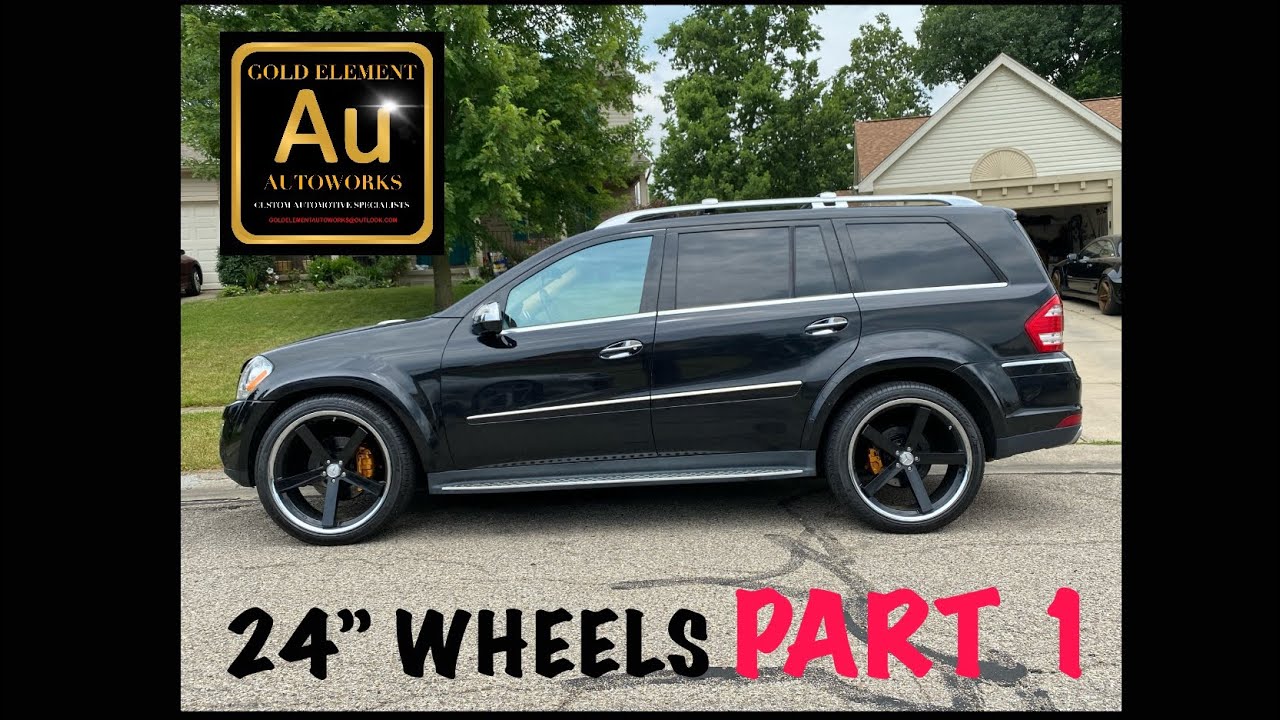 I Bought A 2010 Mercedes-Benz GL550 4Matic & 24” Rims Installation 😁😁😁