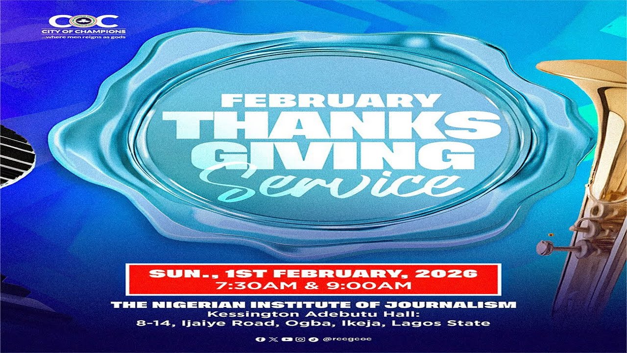 SECOND SERVICE || THANKSGIVING SERVICE ||  BRAND NEW BEGINNING  ||  1ST FEBRUARY 2026