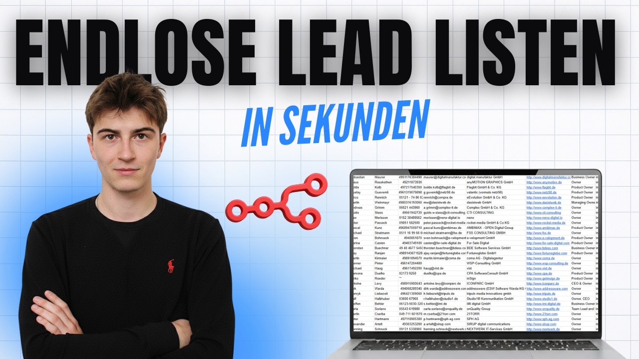 Automatisierte Lead-Generierung mit KI: So findest du t&auml;glich neue B2B-Kunden in 5 Minuten (n8n)
