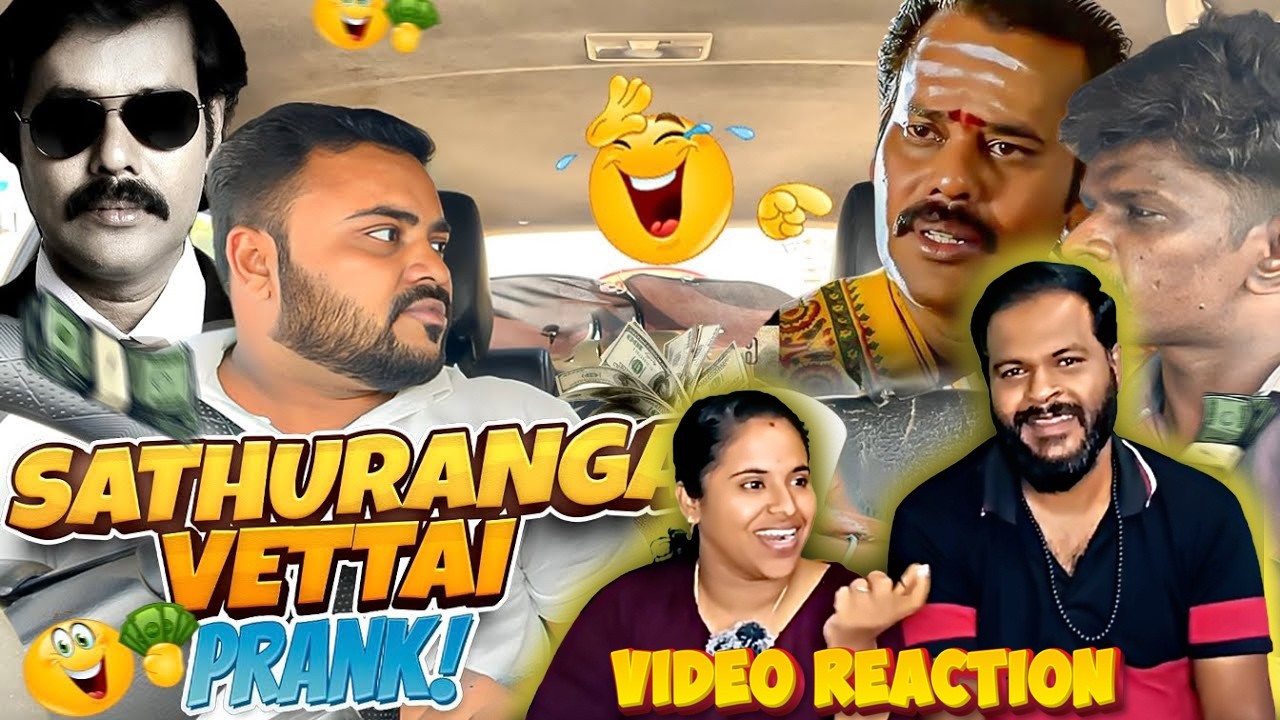 🤣 Sathuranga Vettai Prank 🤣 | @TamilTaxi- | Sabin Athira