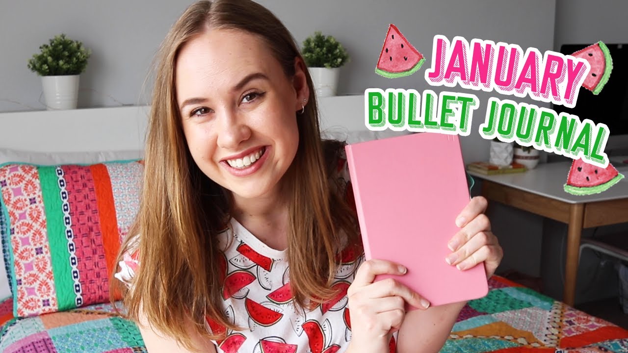 january/2020 bullet journal setup