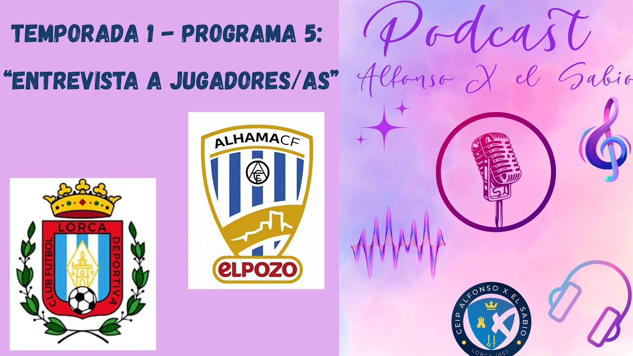 Temporada 1 -  Programa 5 - Entrevista a jugadores Lorca Deportiva y Alhama CF Femenino.