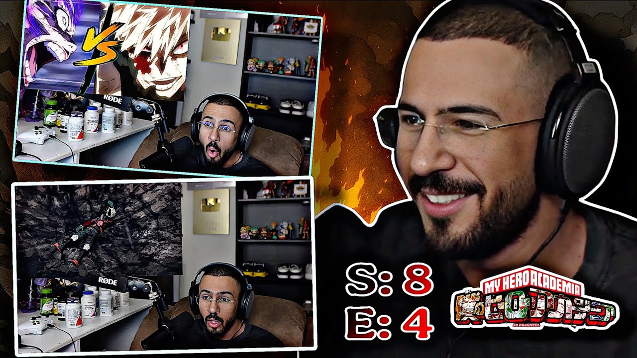 ردة فعل محمد أودن على الحلقة 4 من الموسم الأخير my hero academia | صدمة وانفجار أحداث! 🔥