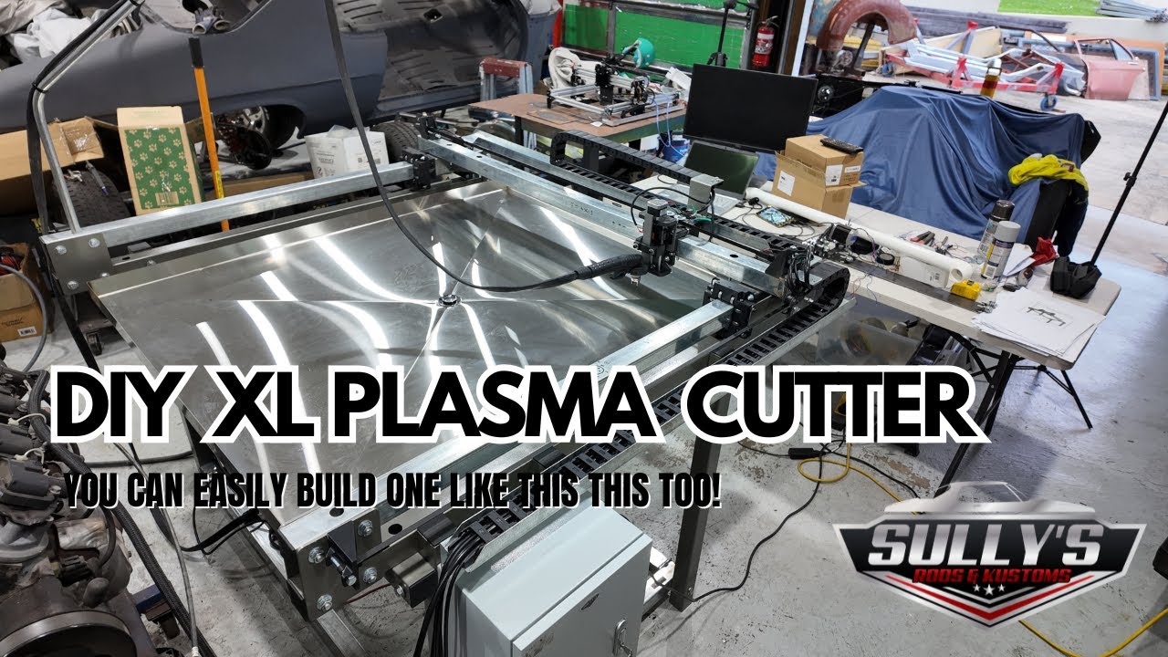 DIY CNC Plasma Cutter Part 1. JDS's Garage CNC Plasma cutter on Steroids