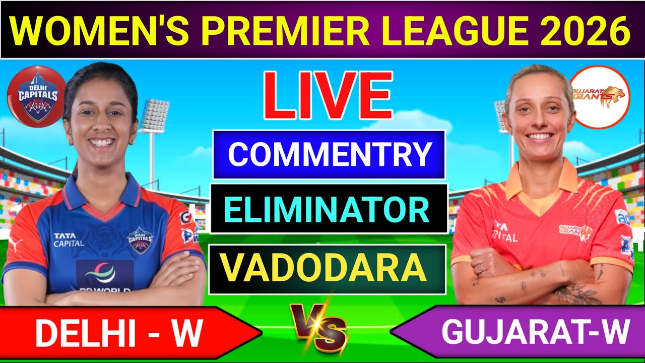 🛑Live - DC-W vs GG-W Eliminitor live in vadodara | Live score and commentry | DC-W vs GG-W  2026