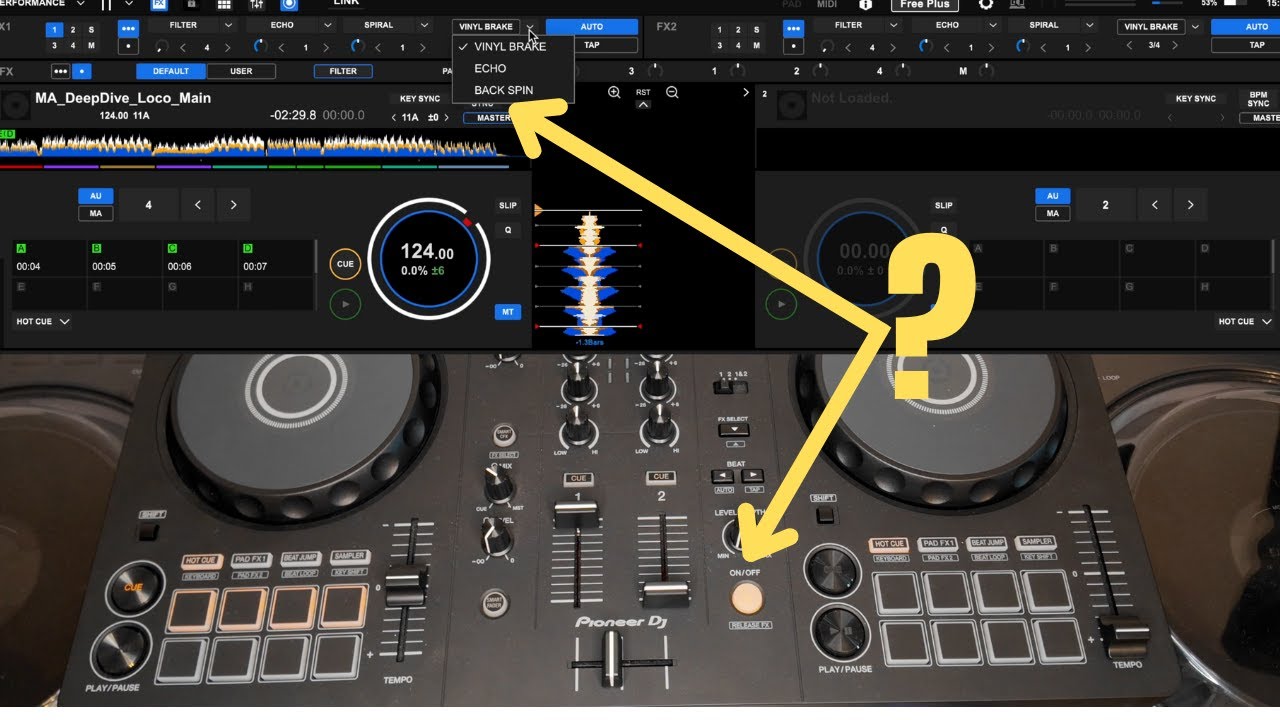 The EXTRA FX on the Pioneer DJ DDJ FLX-4