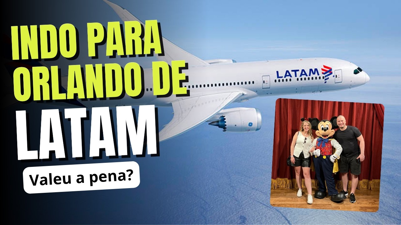 Vlog 3: Como é viajar para Orlando de LATAM saindo de Guarulhos (GRU ➡️ MCO)