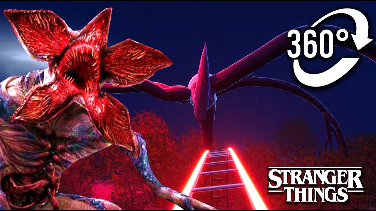 Roller Coaster in the Upside Down | Stranger Things | 360 VR Video | 8K Ambisonics
