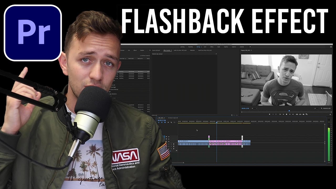 FLASHBACK EFFECT Tutorial on - Adobe Premiere (Tutorial)